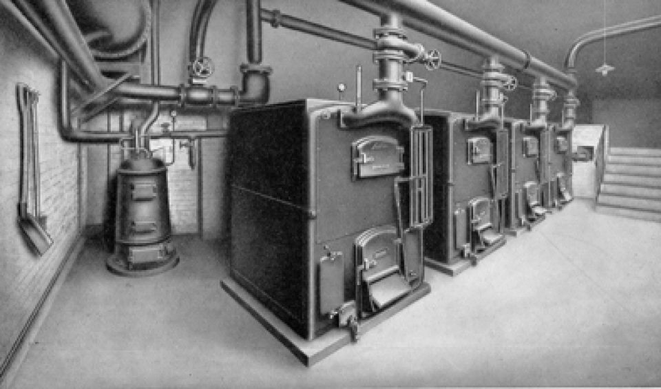 Buderus Kokskessel 1927 klein Buderus Kokskessel 1927 klein