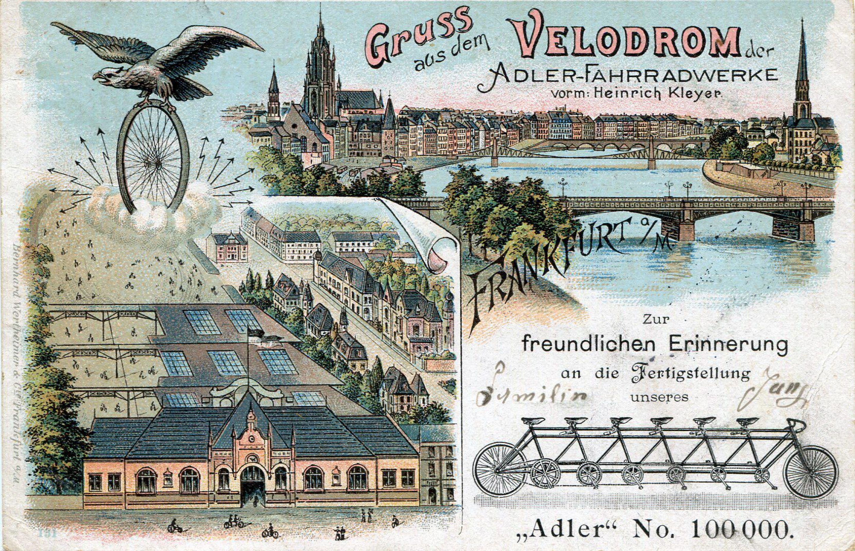 Das Adler-Velodrom in Frankfurt