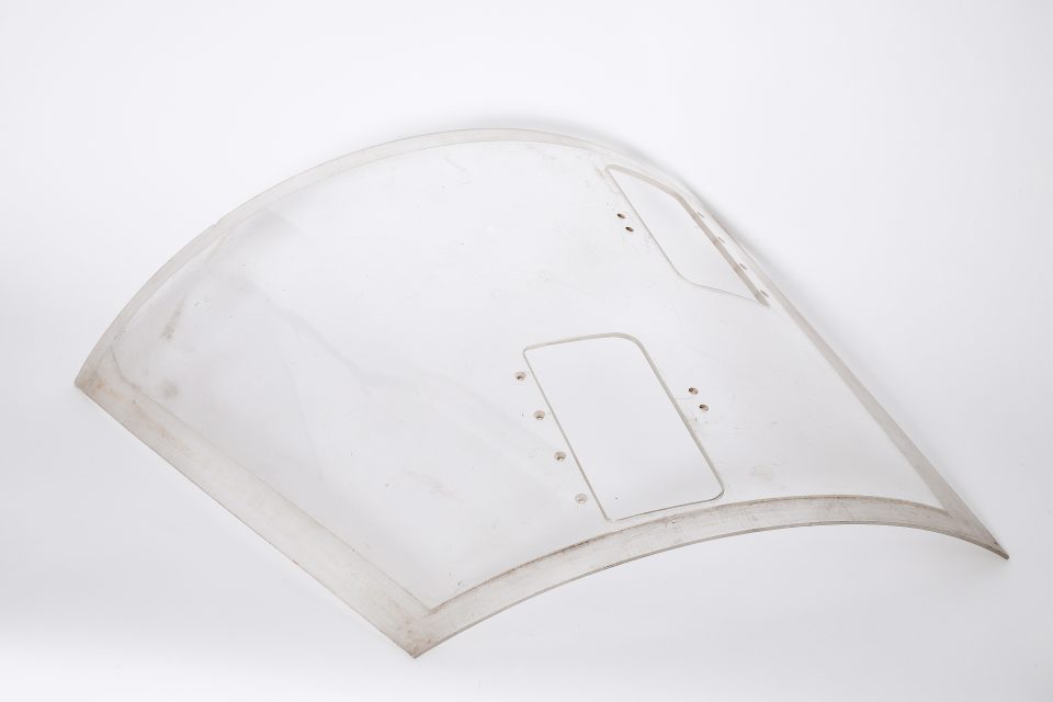 Plexiglashaube eines Wehrmachtsflugzeugs Plexiglashaube eines Wehrmachtsflugzeugs