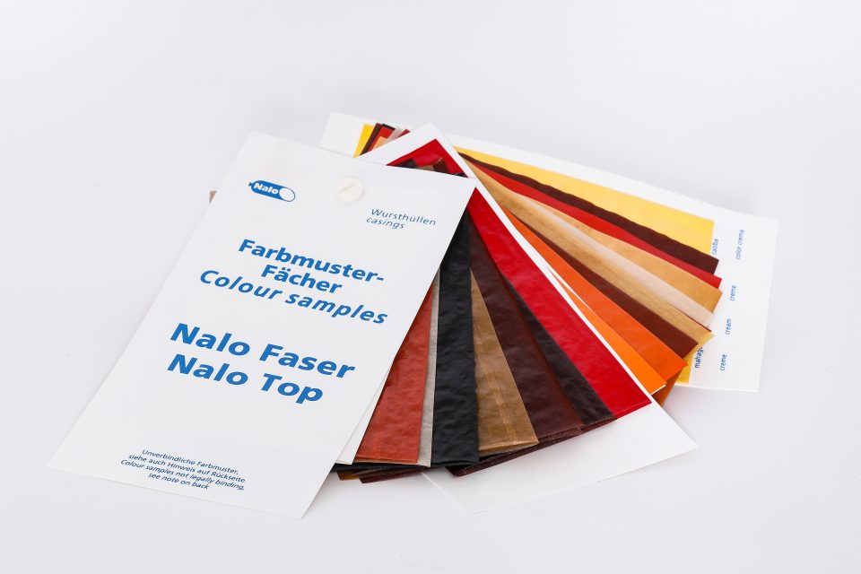 Farbmuster-Fächer für Wursthüllen Farbmuster-Fächer für Wursthüllen